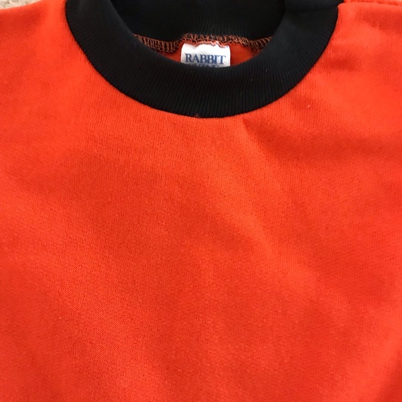 Little Girls Orange & Black knit dress Halloween-Fall-School-Church Easy Care - Picture 2 of 4